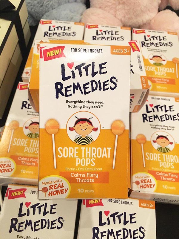 美国 Little Remedies 天然蜂蜜止咳棒棒糖 10支 新版