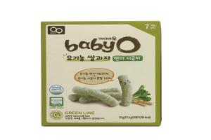 韩国 BabyO 有机营养脆米条 (红糙米+菠菜) 7个月以上 25g
