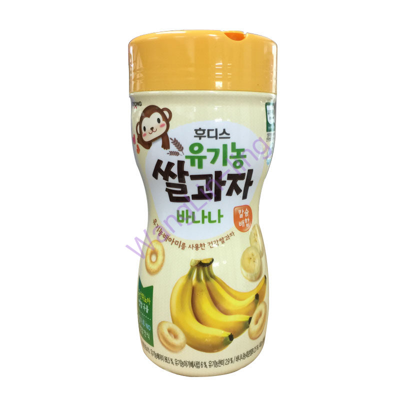 韩国 Ildong 日东 有机小米泡芙(香蕉味) 40g