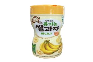韩国 Ildong 日东 有机小米泡芙(香蕉味) 40g
