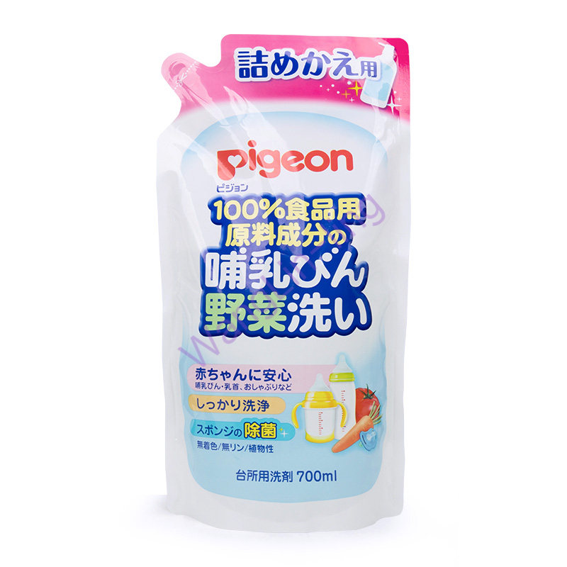 日本 Pigeon 贝亲 奶瓶清洗液 700ml 补充装
