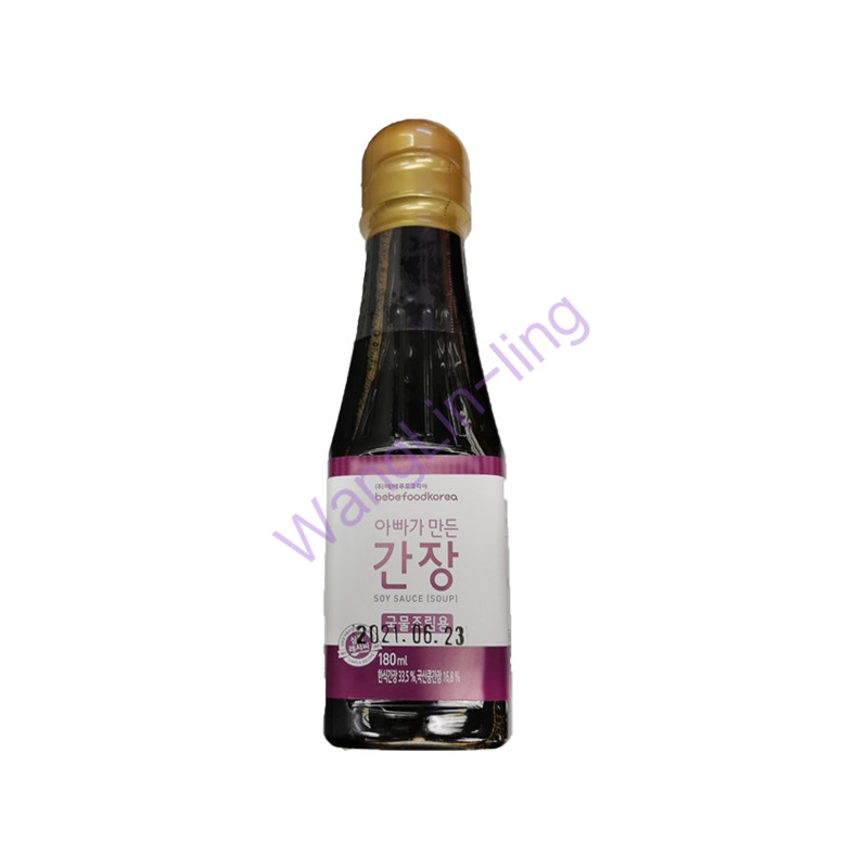 韩国 Bebefood 酱油(煮汤用) 180ml (MK)