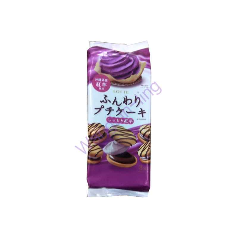 韩国 Lotte 乐天 紫芋夹心蛋糕 84g