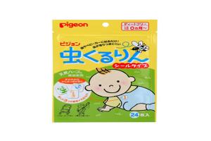 日本 Pigeon 贝亲 婴儿可用防蚊虫贴 24片装