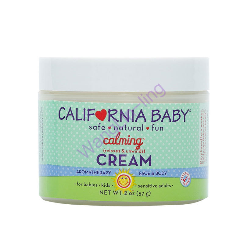 美国 California Baby 加洲宝宝 镇静保湿面霜 57g