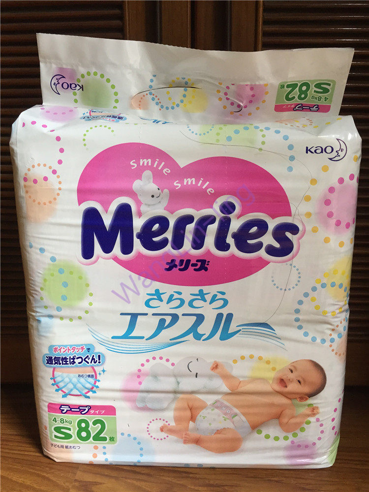日本 Merries 花王 纸尿裤 S82