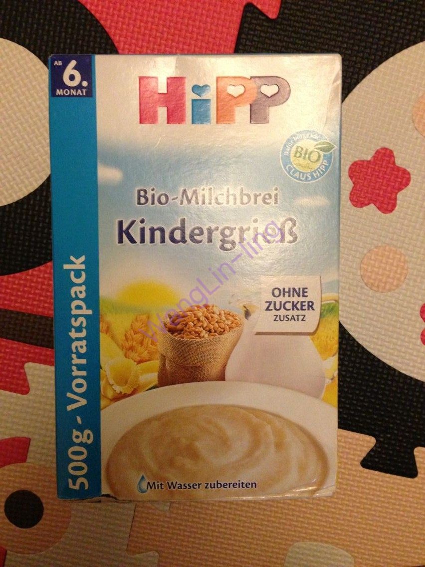 德国 Hipp 喜宝 3451有机高钙小麦牛奶米粉 500g