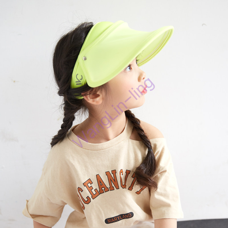 韩国 VVC 儿童防晒帽 中童 绿色（适合8-15岁）