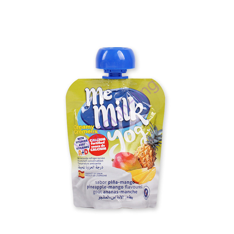 西班牙 Me milk 吸吸乐 芒果菠萝味 常温婴幼儿酸奶吸吸乐 整箱 （90g*18袋）