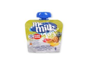 西班牙 Me milk 吸吸乐 芒果菠萝味 常温婴幼儿酸奶吸吸乐 整箱 （90g*18袋）