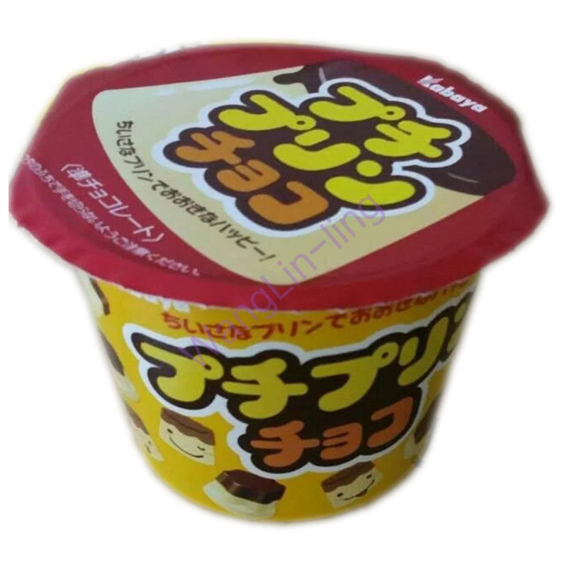 日本 卡巴也Kabaya 迷你杯装 布丁巧克力34g