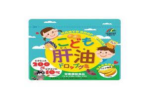 日本 UNIMAT 儿童肝油补充多种维生素水果糖 100粒 (香蕉味)