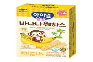韩国 Ildong 日东 威化饼 香蕉味 36g 7m+