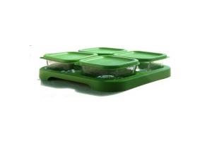 美国 Green Sprouts 小绿芽 食物储存盒-绿色 2oz