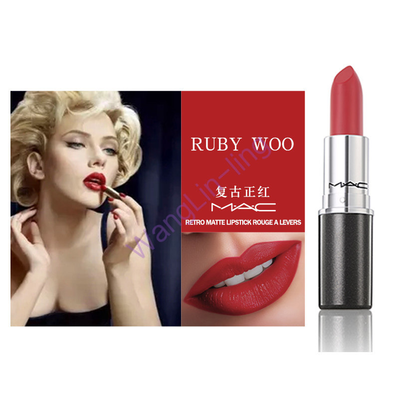 美国 M.A.C 哑光唇膏 #Ruby Woo 3g