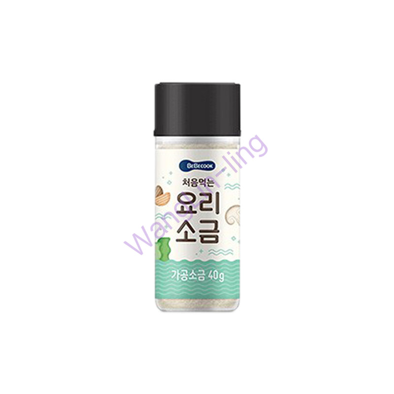 韩国 BebeCook 婴儿低钠天然调味海盐 12M+ 40g