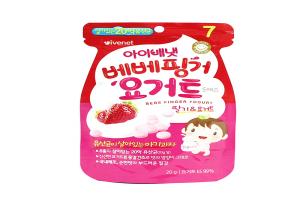韩国 Ivenet 艾唯倪 贝贝酸奶溶豆 草莓味 20g