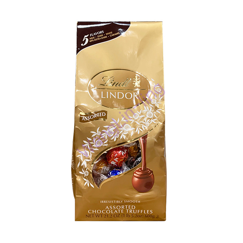 一般贸易 美国 Lindor 瑞士莲 软心巧克力球 600g 5种口味