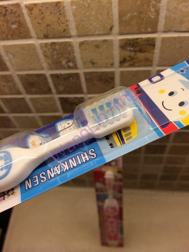 日本 Ebisu 惠比寿 儿童防滑训练牙刷 新干线图案 3岁以上 单只装